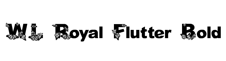 WL Royal Flutter Bold  Fuentes Gratis Descargar
