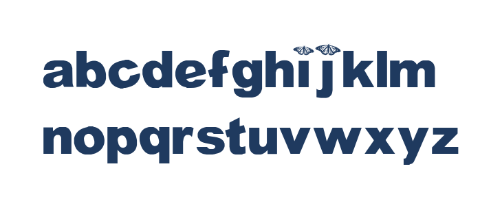 WL Royal Flutter Bold Lowercase