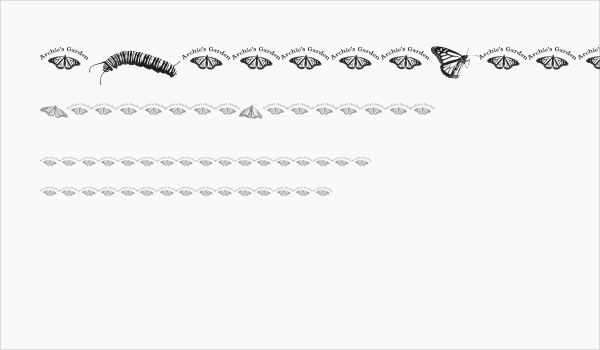 WL Royal Flutter Dingbats Business Card