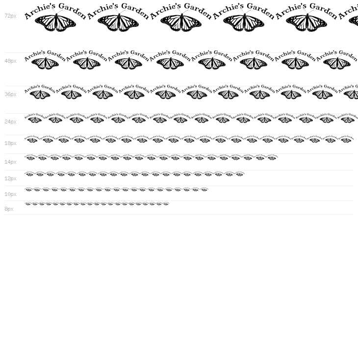 WL Royal Flutter Dingbats Waterfall