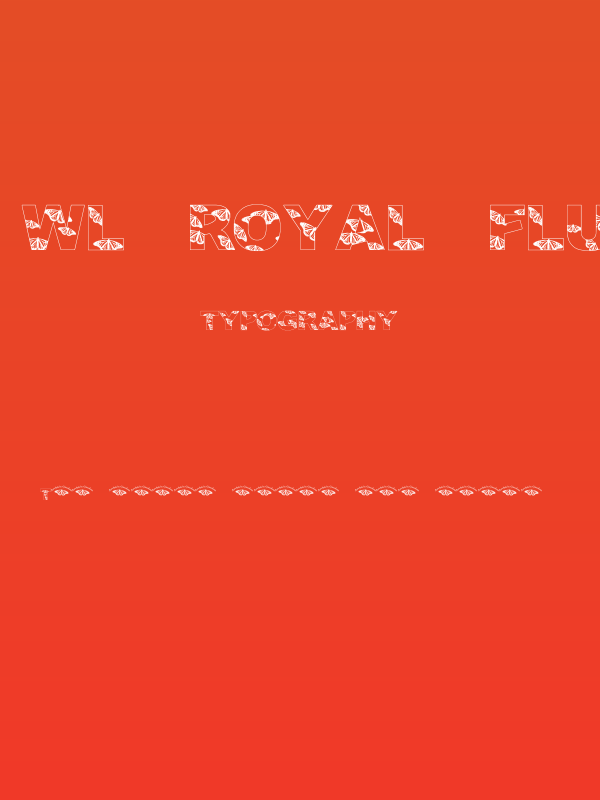 WL Royal Flutter Open Caps Poster