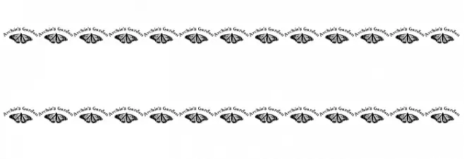 WL Royal Flutter Open Caps خط أحرف صغيرة