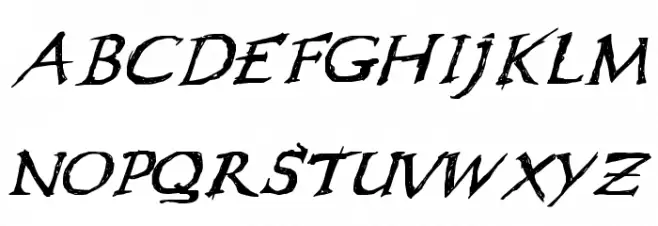 WL Scribble Flinger Schriftart Groß