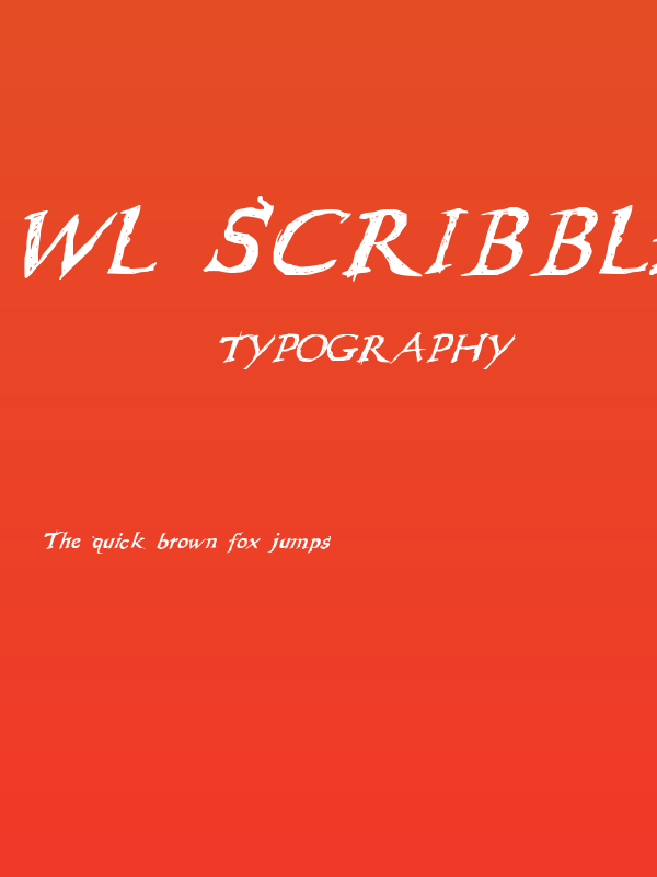 WL Scribble Flinger Poster