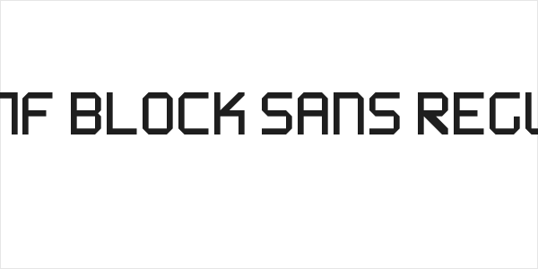 WLM 1F Block Sans Regular Logo