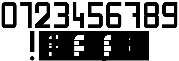 WLM 1F Round Sans Regular Font OTHER CHARS