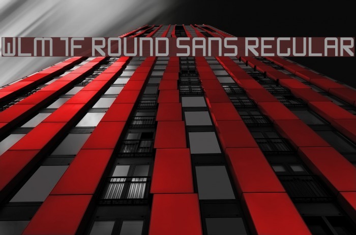 WLM 1F Round Sans Regular Font examples