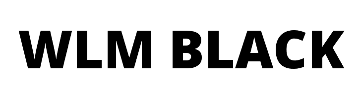 WLM Black Font