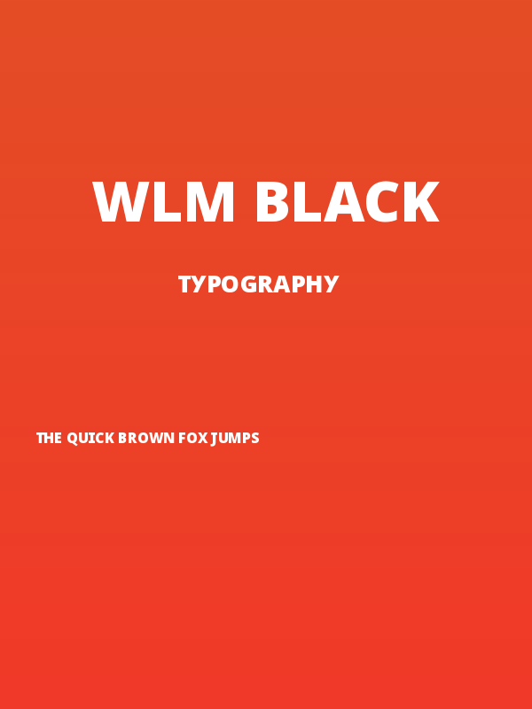 WLM Black Poster