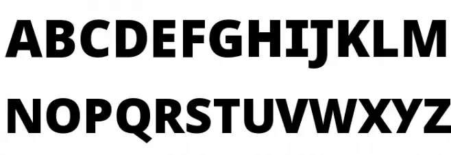 WLM Black Font LOWERCASE