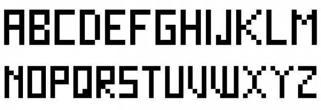 WLM Boring Old Teletext Regular Schriftart Groß