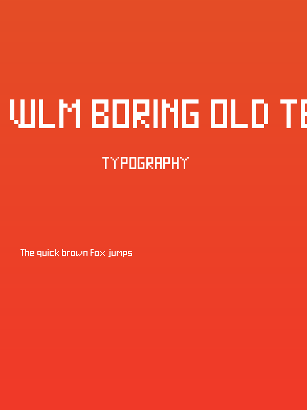 WLM Boring Old Teletext Regular Poster