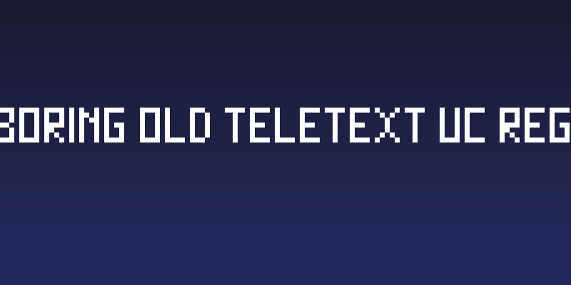 WLM Boring Old Teletext UC Regular Social Header