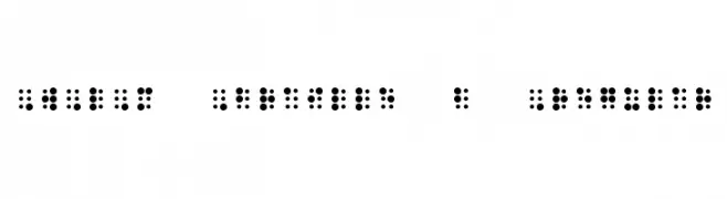 WLM Braille 2 Regular  baixar fontes gratis