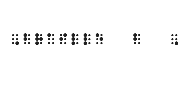 WLM Braille 2 Regular Logo