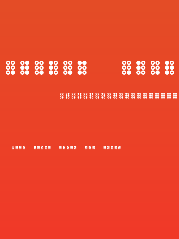 WLM Braille 3 Regular Poster