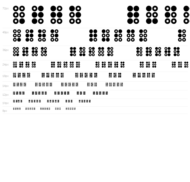 WLM Braille 3 Regular Waterfall