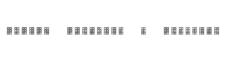 WLM Braille 4 Regular  font caratteri gratis