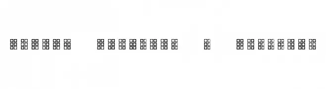 WLM Braille 4 Regular  baixar fontes gratis