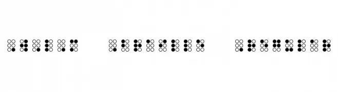 WLM Braille Regular  baixar fontes gratis