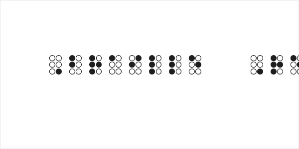 WLM Braille Regular Logo
