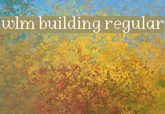 WLM Building Regular Example 3