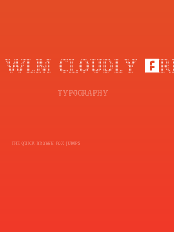 WLM Cloudly 3 Regular Poster