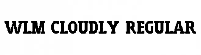 WLM Cloudly Regular  Frei Schriftart Herunterladen