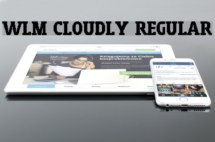 WLM Cloudly Regular Font examples