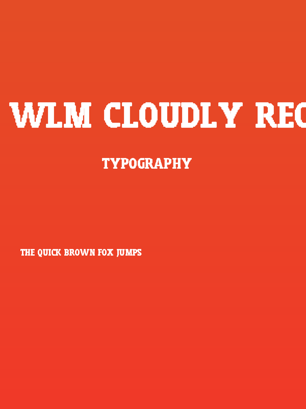 WLM Cloudly Regular Poster