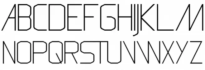 WLM Connecto Regular Schriftart Groß