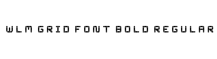 WLM Grid Font Bold Regular  Descarca Fonturi Gratis