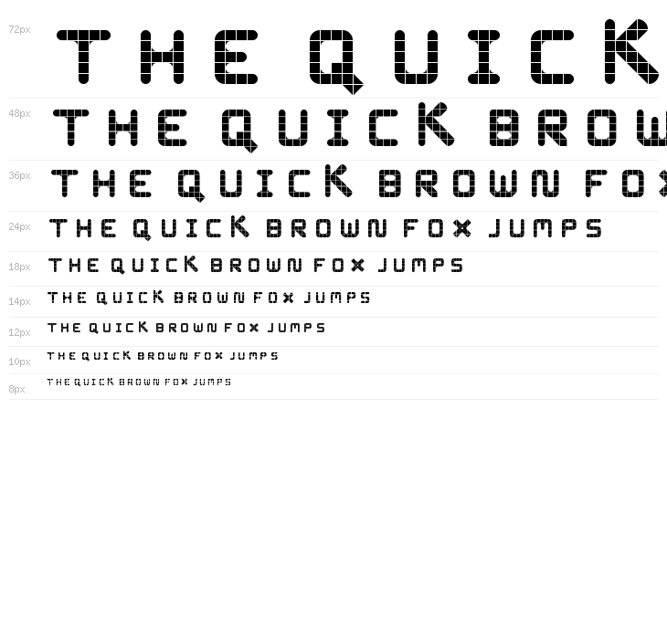 WLM Grid Font Bold Regular Waterfall