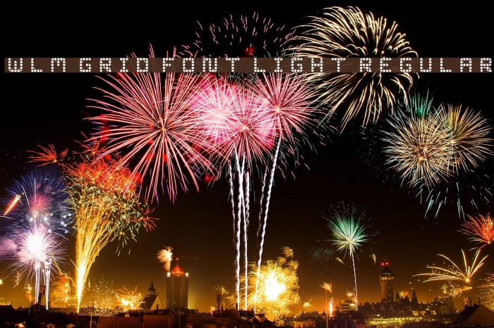 WLM Grid Font Light Regular Example 2