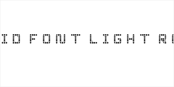 WLM Grid Font Light Regular Logo