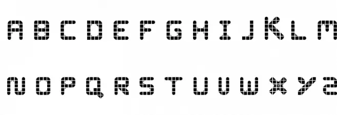 WLM Grid Font Regular 字体 大写