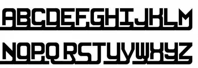 WLM Groovy Regular Font Litere mari