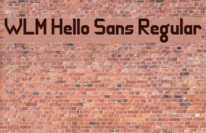 WLM Hello Sans Regular Example 1