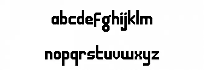 WLM Hello Sans Regular Font LOWERCASE