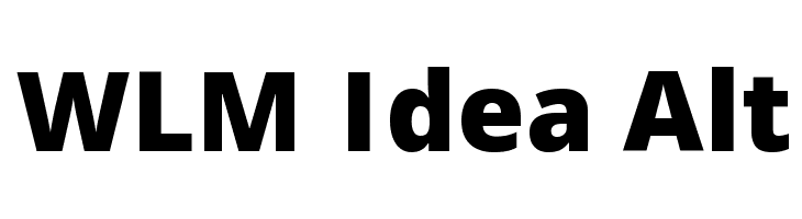 WLM Idea Alt Font