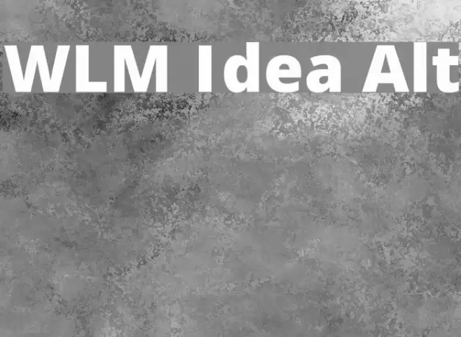 WLM Idea Alt Font examples