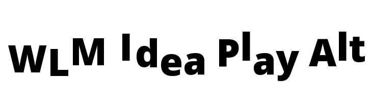 WLM Idea Play Alt Font