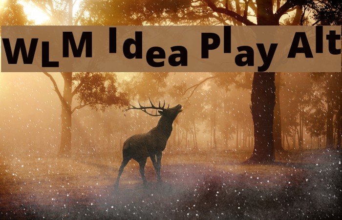 WLM Idea Play Alt Font examples