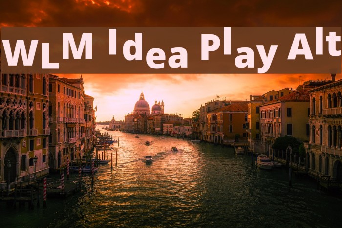WLM Idea Play Alt Font examples