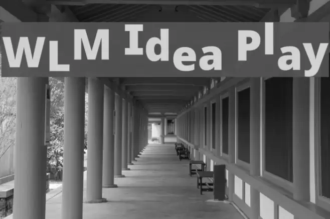 WLM Idea Play Font examples