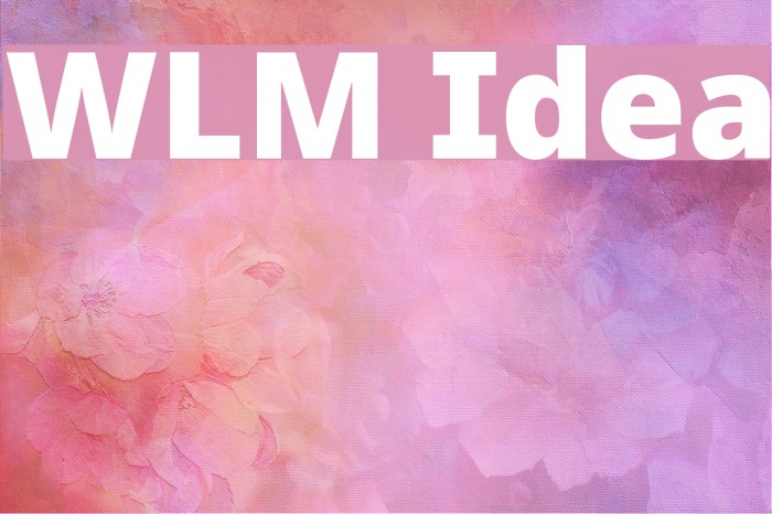 WLM Idea Font examples
