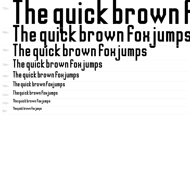 WLM Modern Sans Regular Waterfall