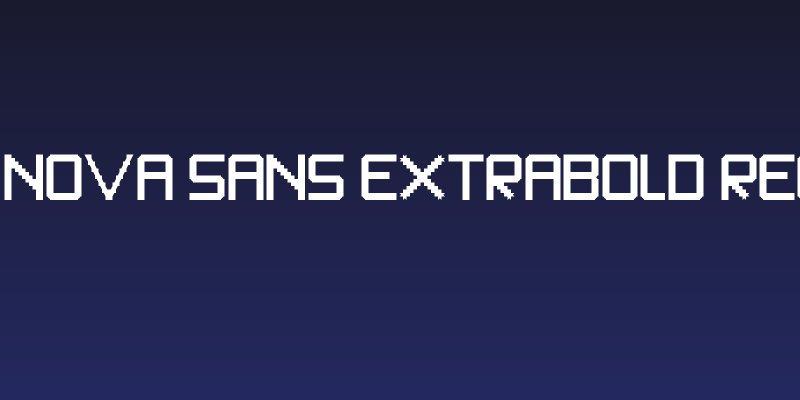 WLM Nova Sans ExtraBold Regular Social Header