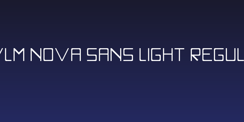 WLM Nova Sans Light Regular Social Header