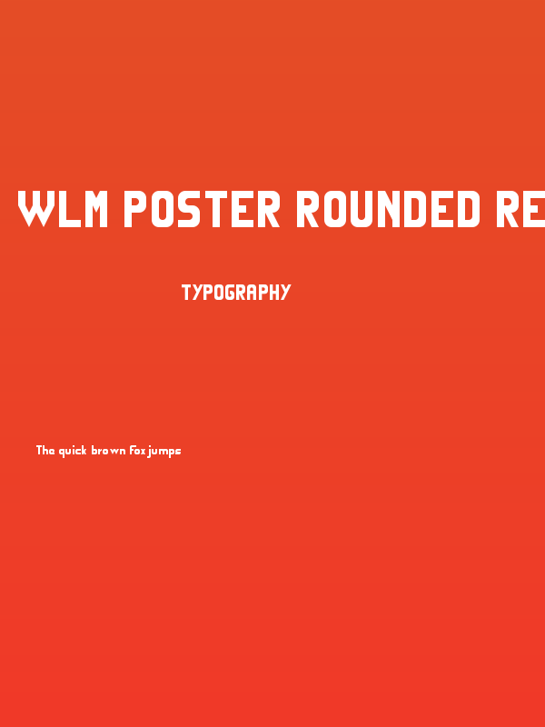 WLM Poster Rounded Regular Poster